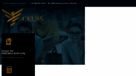 What Ceuss.edu.mx website looked like in 2018 (5 years ago)
