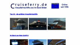 What Cruiseferry.de website looked like in 2018 (5 years ago)