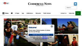 What Commercial-news.com website looked like in 2018 (5 years ago)