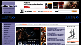 What Culturism.ro website looked like in 2018 (5 years ago)