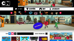 What Cartoonnetwork.cz website looked like in 2018 (5 years ago)