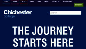 What Chichester.ac.uk website looked like in 2018 (5 years ago)