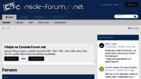 What Console-forum.net website looked like in 2018 (5 years ago)