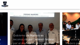 What Ciudadmadero.gob.mx website looked like in 2018 (5 years ago)