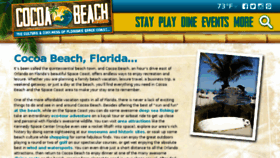 What Cocoabeach.com website looked like in 2018 (5 years ago)