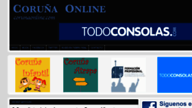 What Corunaonline.es website looked like in 2018 (5 years ago)