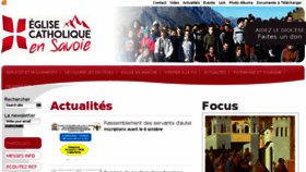 What Catholique-savoie.fr website looked like in 2018 (5 years ago)