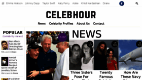 What Celebhour.com website looked like in 2018 (5 years ago)
