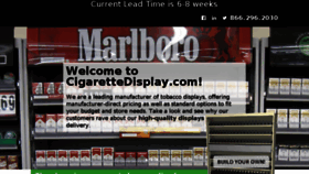 What Cigarettedisplay.com website looked like in 2018 (5 years ago)