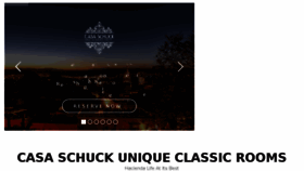 What Casaschuck.com website looked like in 2018 (5 years ago)