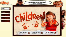 What Children.de website looked like in 2018 (5 years ago)