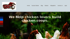 What Chickencoopguides.com website looked like in 2018 (5 years ago)