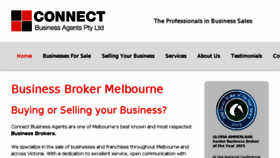 What Connectbusinessagents.com.au website looked like in 2018 (5 years ago)