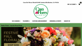 What Casadeflores.us website looked like in 2018 (5 years ago)