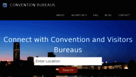What Conventionbureaus.com website looked like in 2018 (5 years ago)