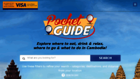 What Cambodiapocketguide.com website looked like in 2018 (5 years ago)