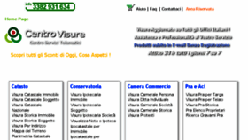 What Centrovisure.it website looked like in 2018 (5 years ago)