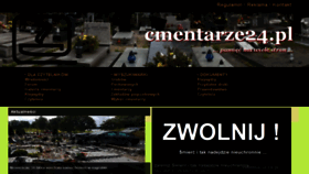 What Cmentarze24.pl website looked like in 2018 (5 years ago)