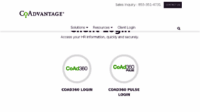 What Coadenroll.coadvantage.com website looked like in 2018 (5 years ago)