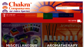 What Chakracompany.com website looked like in 2018 (5 years ago)
