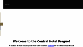 What Central-hotel-prague.com website looked like in 2018 (5 years ago)