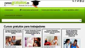What Cursosgratuitos.eu website looked like in 2018 (6 years ago)