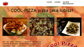 What Cool-pizza.pl website looked like in 2018 (5 years ago)