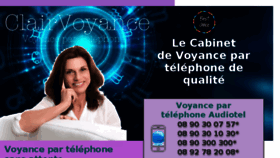 What Clairvoyance-telephone.com website looked like in 2018 (5 years ago)