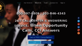 What Callcenteransweringserviceus.com website looked like in 2018 (5 years ago)