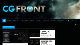 What Cgfront.com website looked like in 2018 (5 years ago)