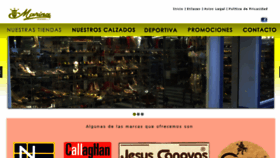 What Calzadosmarina.com website looked like in 2018 (5 years ago)
