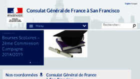 What Consulfrance-sanfrancisco.org website looked like in 2018 (5 years ago)
