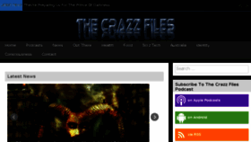 What Crazzfiles.com website looked like in 2018 (5 years ago)