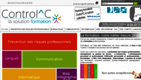 What Controlc.fr website looked like in 2018 (5 years ago)
