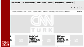 What Cnnturk.com.tr website looked like in 2018 (5 years ago)