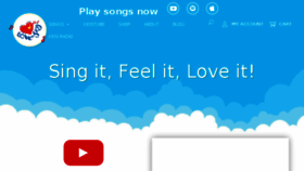 What Childrenlovetosing.com website looked like in 2018 (5 years ago)