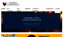 What Castellodipadernello.it website looked like in 2018 (5 years ago)