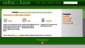 What Celtickane.com website looked like in 2018 (6 years ago)