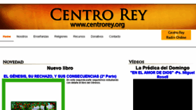 What Centrorey.org website looked like in 2018 (5 years ago)