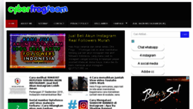 What Cyberfrogteam.blogspot.com website looked like in 2018 (5 years ago)