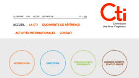What Cti-commission.fr website looked like in 2018 (5 years ago)