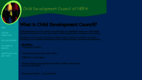 What Childdevelopmentcouncil.com website looked like in 2018 (5 years ago)