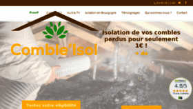 What Comble-isol-bourgogne.com website looked like in 2018 (5 years ago)