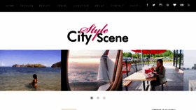 What Citystylescene.com website looked like in 2018 (5 years ago)