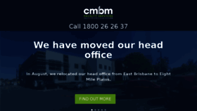 What Cmbm.com.au website looked like in 2018 (5 years ago)
