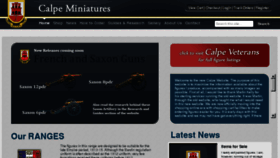 What Calpeminiatures.co.uk website looked like in 2018 (5 years ago)