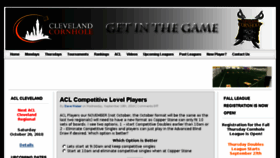 What Clevelandcornhole.com website looked like in 2018 (5 years ago)