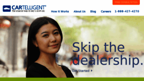 What Cartelligent.com website looked like in 2018 (5 years ago)