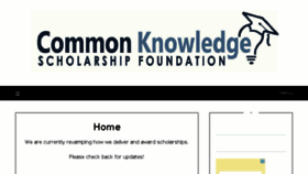 What Cksf.org website looked like in 2018 (5 years ago)