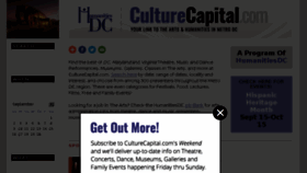 What Culturecapital.com website looked like in 2018 (5 years ago)